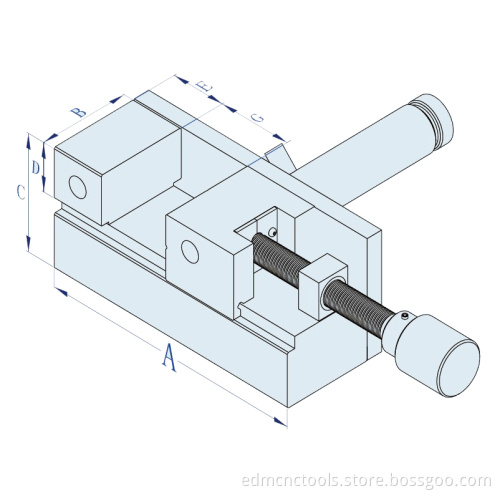 sodick or brother wire edm die sinking machine steel electrode holder